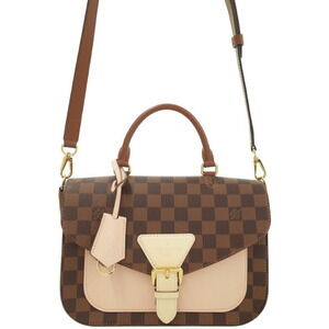 Louis Vuitton Damier Ebene Brown Beaumarchais Bag